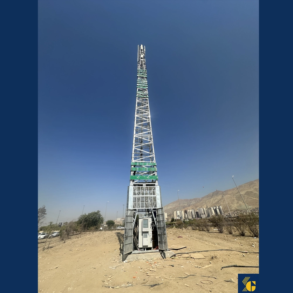 ساخت دکل مخابراتی توسط شرکت سدید گستران سپهر آریان