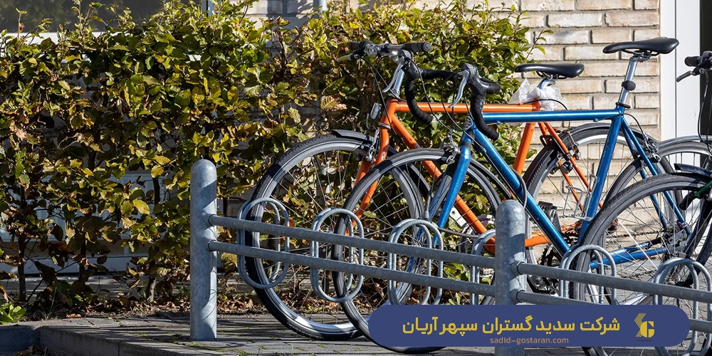 طراحی و ساخت پارکینگ دوچرخه و موتورسیکلت با بهترین قیمت