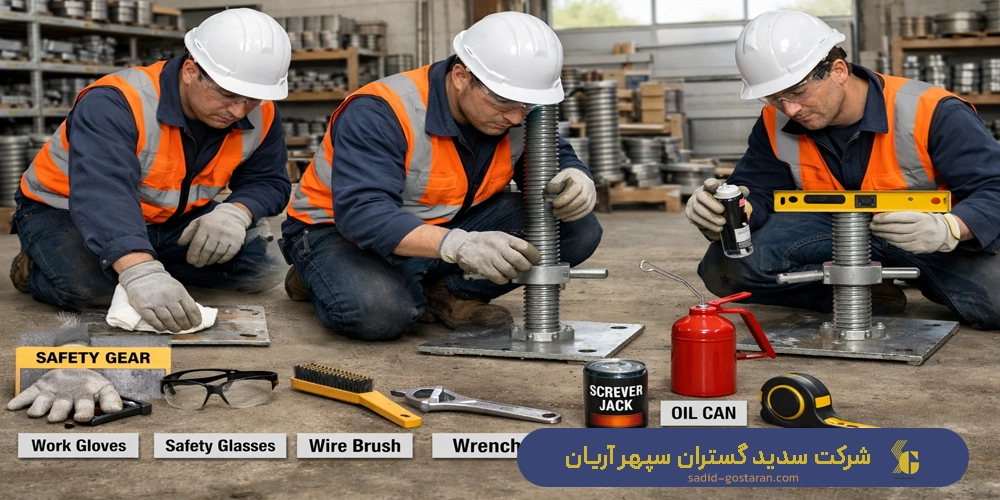 نحوه نگهداری از پایه داربست فلزی