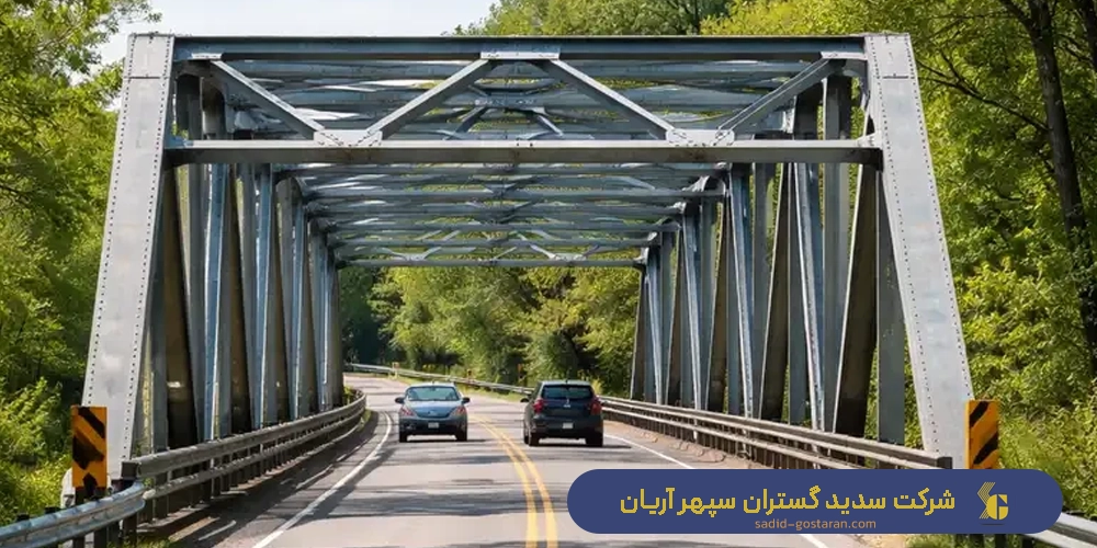 ساخت پل خرپایی فلزی (Steel Truss Bridge)