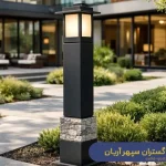سفارش و ساخت پایه چراغ حیاطی فلزی - قیمت پایه چراغ های حیاطی فلزی