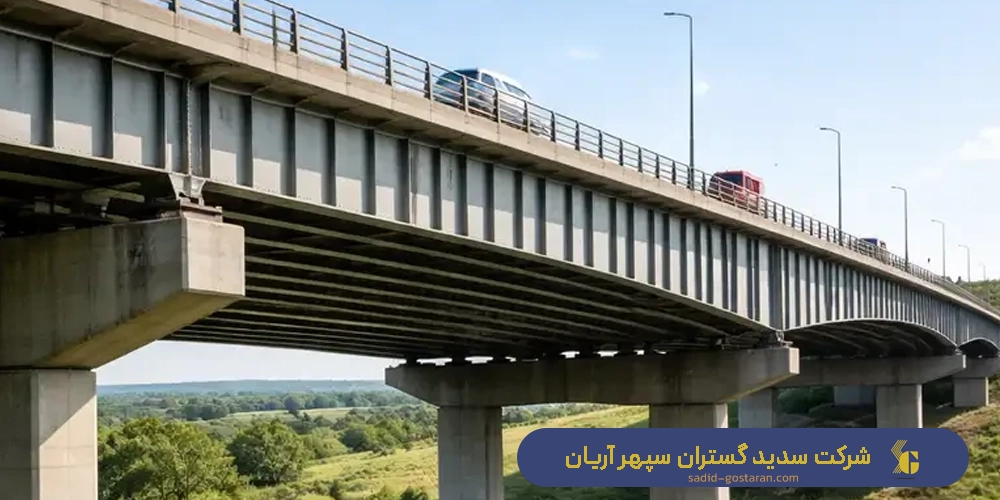 ساخت پل تیر فلزی (Steel Girder Bridge)