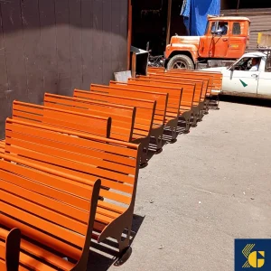 ساخت نیمکت پارکی هلسینکی توسط شرکت سدید گستران سپهر آریان