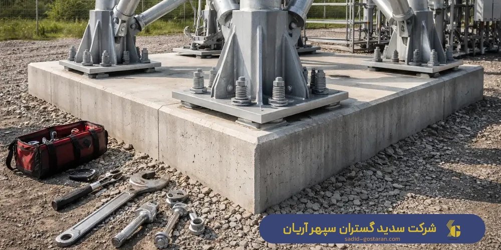 نحوه نگهداری از پایه دکل مخابراتی