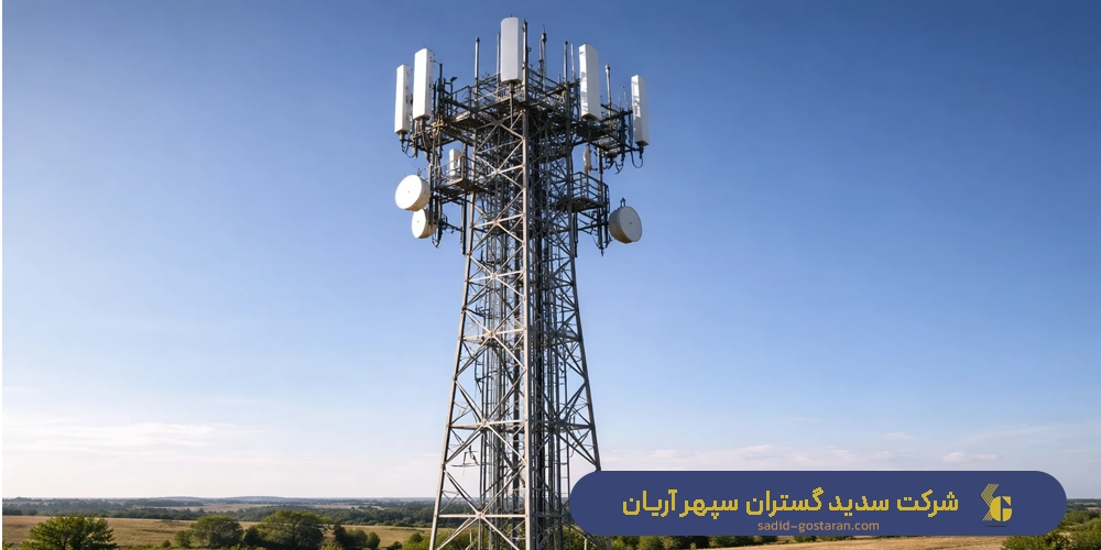 انواع پایه دکل های مخابراتی