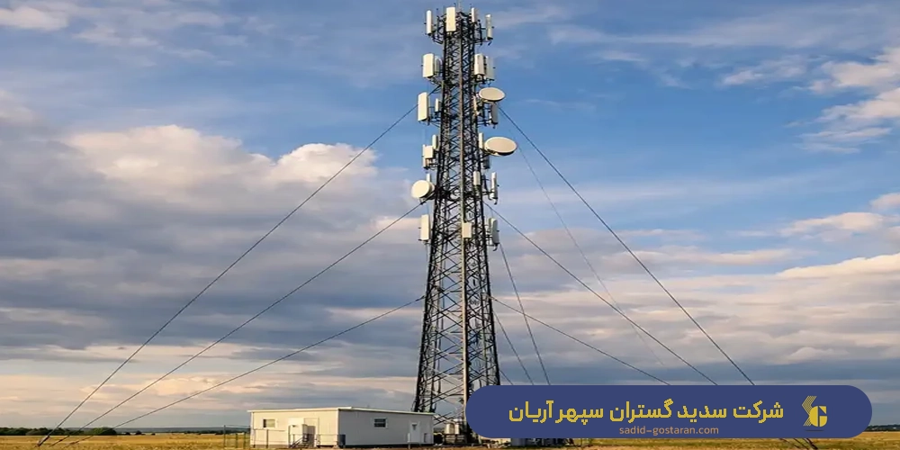 اجزای سازه دکل مخابراتی فلزی
