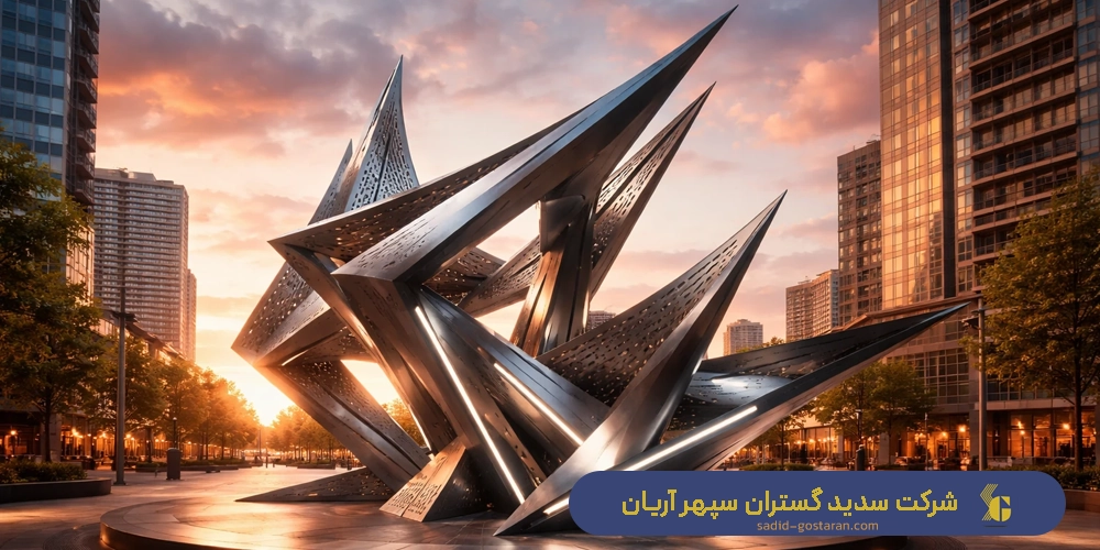 متریال برای تولید المان های شهری فلزی - ساخت المان فلزی شهری