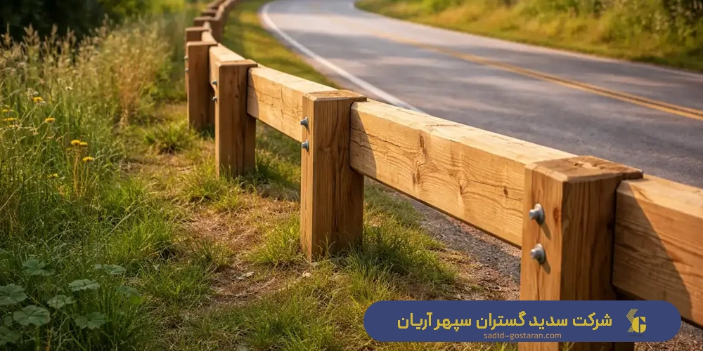 ساخت گاردریل چوبی