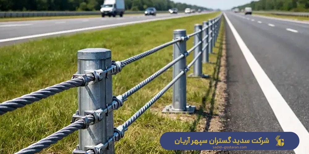 ساخت گاردریل جاده ای کابلی (Cable Barrier)