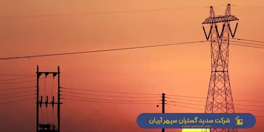 ساخت تیر برق عراقی مدور (پایه عراقی) - شرکت سدید گستران سپهر آریان