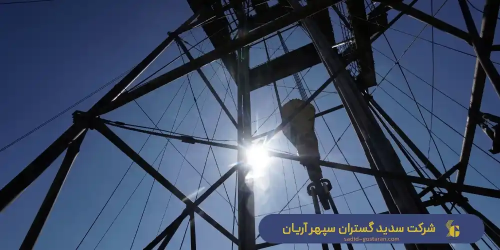 ساخت تیر برق عراقی مدور (پایه عراقی) - شرکت سدید گستران سپهر آریان