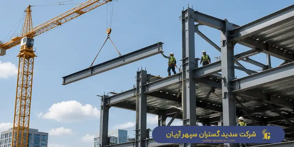 ساخت انواع سازه فلزی ساختمان توسط شرکت سدید گستران سپهر آریان